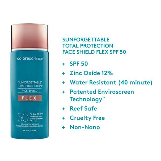Colorescience Total Protection Face Shield Flex SPF 50 (Tan 55ml)