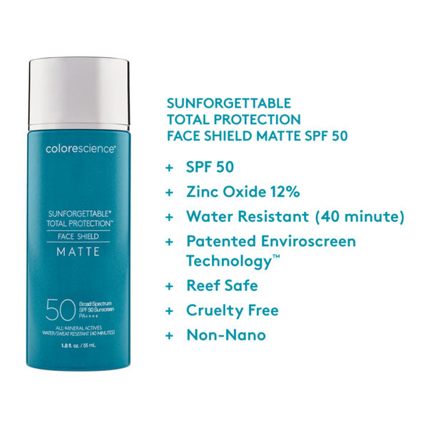 Colorescience Total Protection Face Shield Matte SPF 50 (55ml)